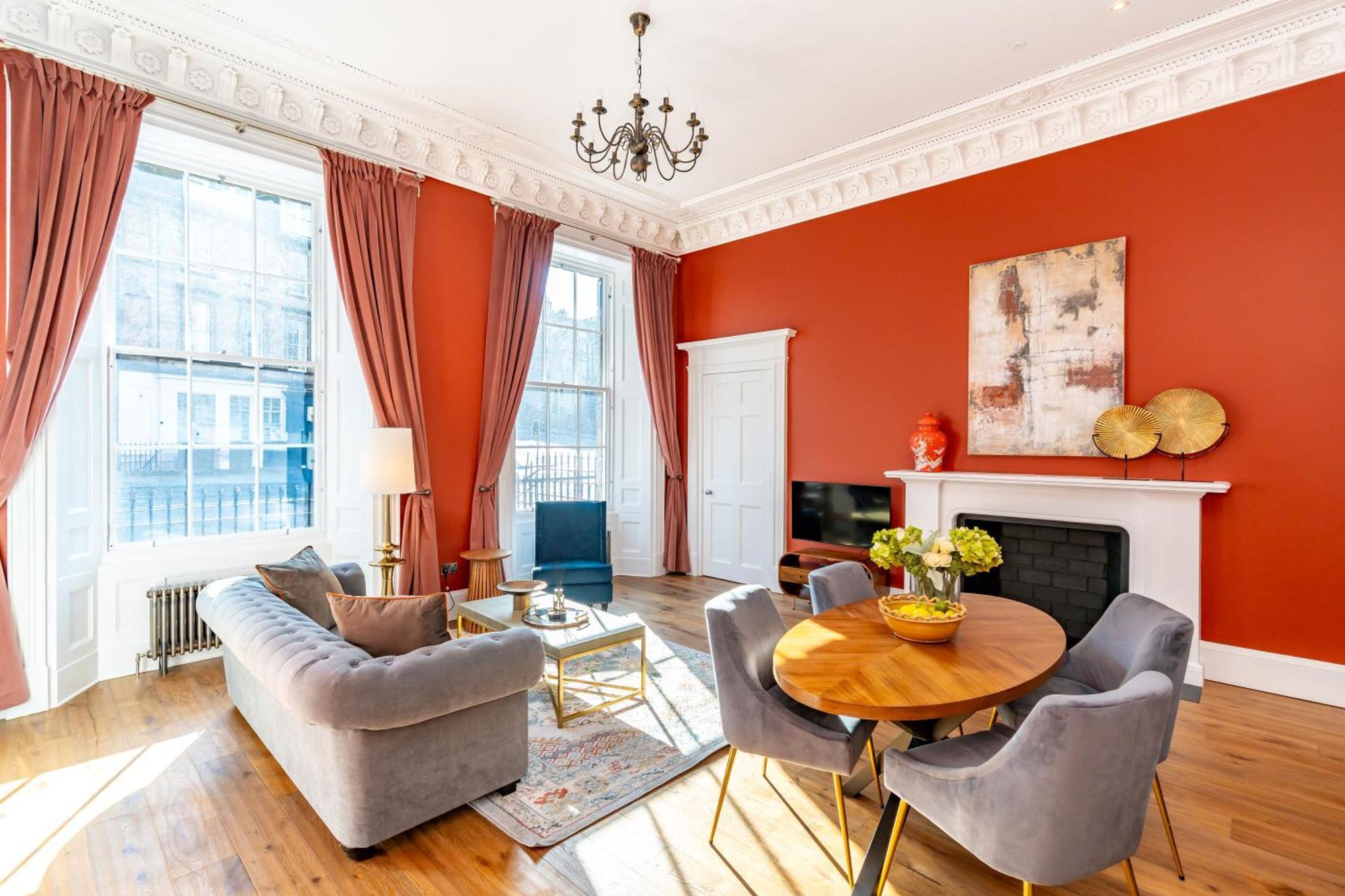 Dragon Suites Luxury Apartments At 9 Albyn Place Edinburgh Dış mekan fotoğraf