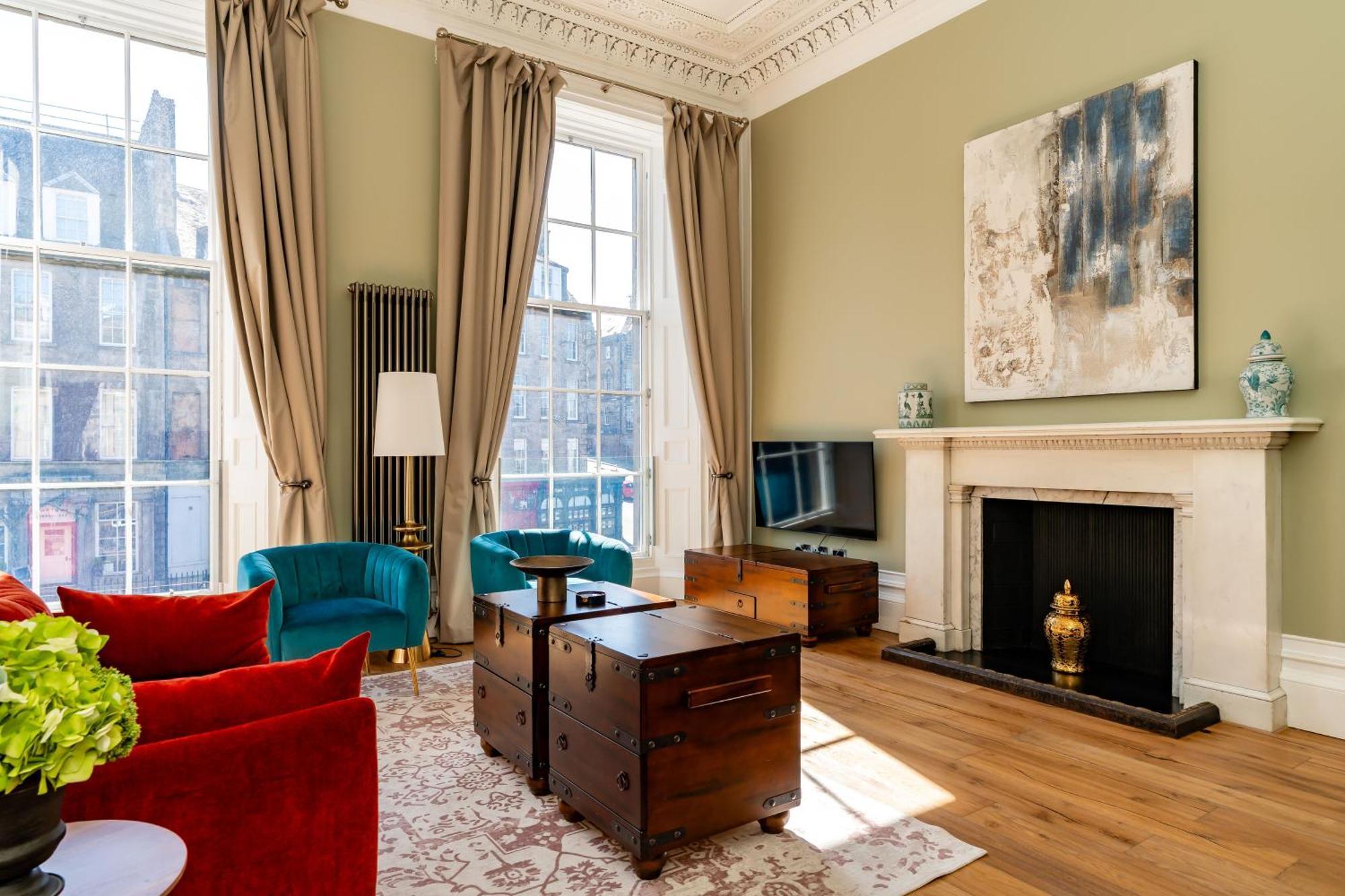 Dragon Suites Luxury Apartments At 9 Albyn Place Edinburgh Dış mekan fotoğraf